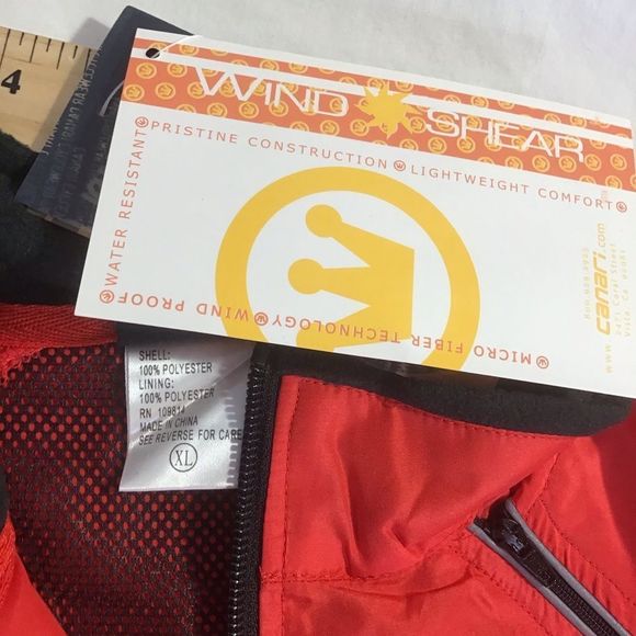 New CANARI Flash Transition Jacket, Radar Red, XL - Picture 4 of 9